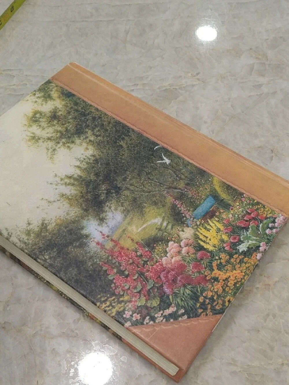 Hardcover Notebook - Brown and Multicolor
